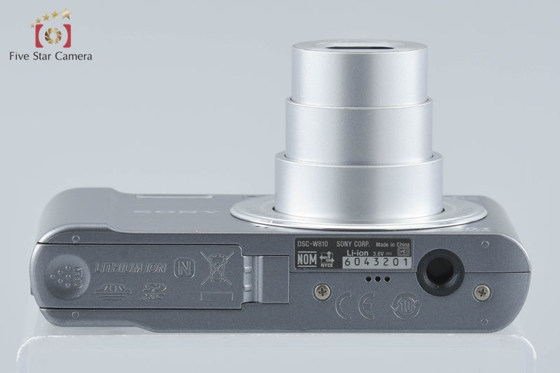 Sony Cyber-Shot DSC-W810 Silver 20.1 MP Digital Camera [Japanese Language Only]