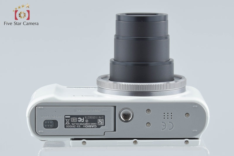 Casio HIGH SPEED EXILIM EX-ZR1000 White 16.1 MP Digital Camera