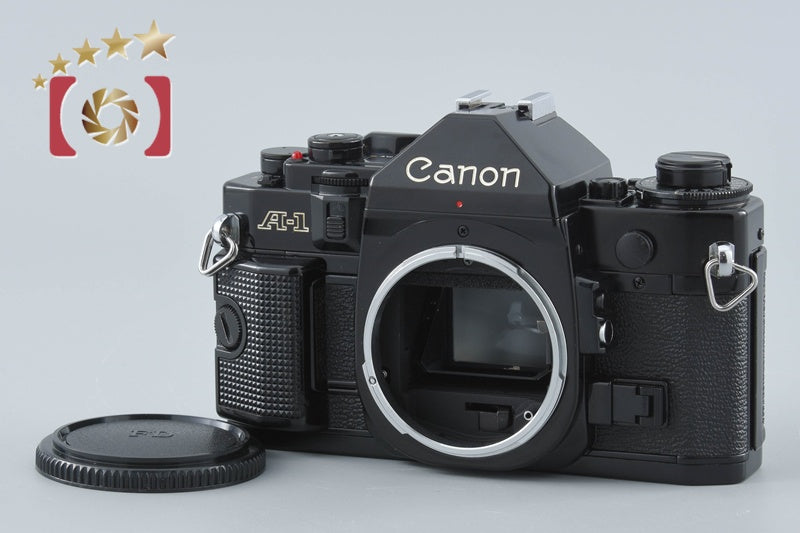 Canon A-1 Black 35mm SLR Film Camera Body