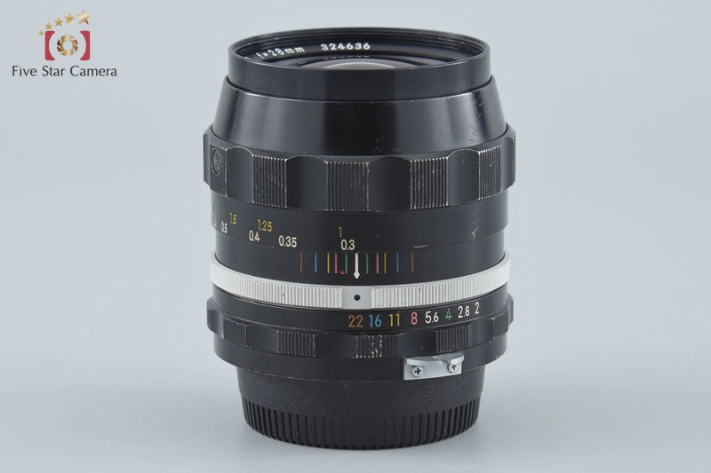 Nikon NIKKOR-N.C Auto 28mm f/2 Non Ai Lens