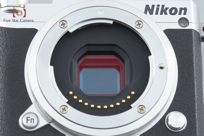 "Shutter count 1,172" Nikon 1 J5 Silver 20.8 MP Digital Mirrorless Camera Body
