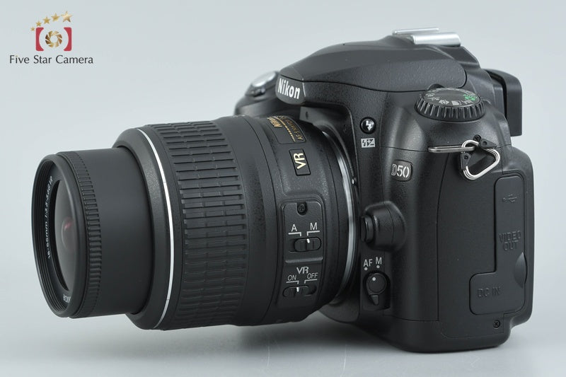Nikon D50 Black 6.1 MP DSLR Camera 18-55 Lens