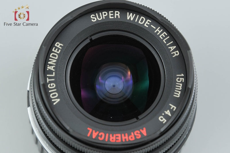 Voigtlander SUPER WIDE-HELIAR 15mm f/4.5 Aspherical Black for L39