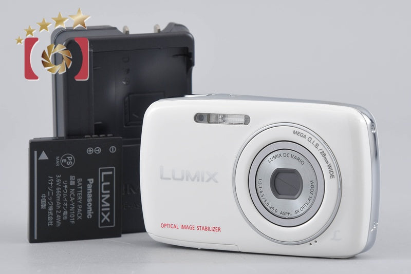 Panasonic LUMIX DMC-S1 White 12.1 MP Digital Camera [Japanese Language Only]