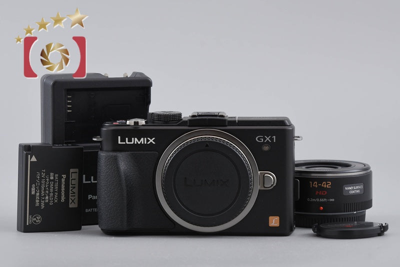 Panasonic LUMIX DMC-GX1 Esprit Black 16.0 MP 14-42 Lens [Japanese Language Only]