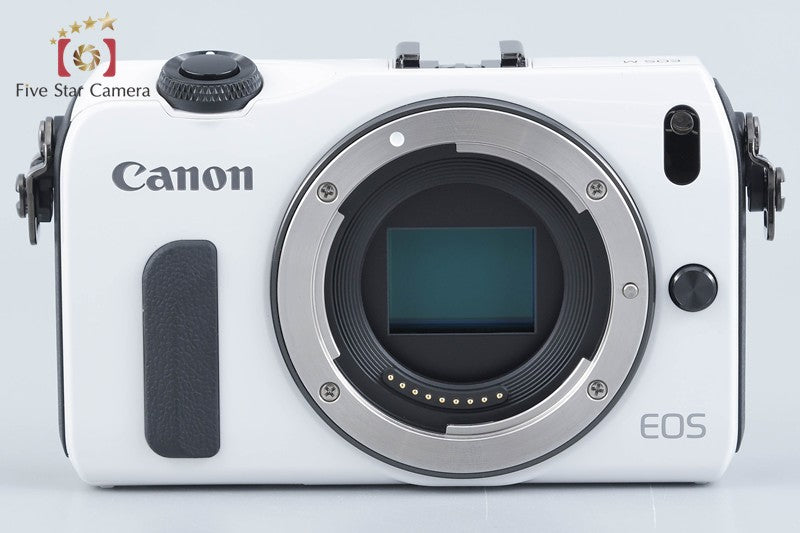 Canon EOS M White 18.0 MP Mirrorless Camera 18-55 Lens