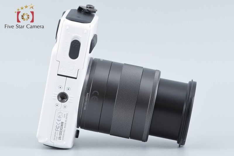 Canon EOS M White 18.0 MP Mirrorless Camera 18-55 Lens