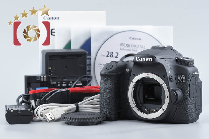 "Shutter count 5,457" Canon EOS 70D 20.2 MP Digital SLR Camera Body