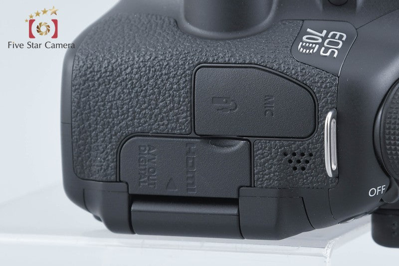 "Shutter count 5,457" Canon EOS 70D 20.2 MP Digital SLR Camera Body