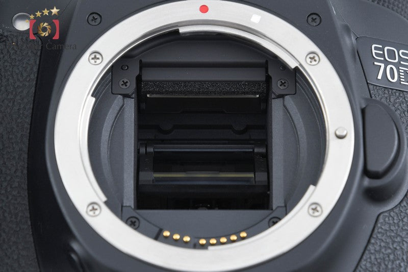 "Shutter count 5,457" Canon EOS 70D 20.2 MP Digital SLR Camera Body