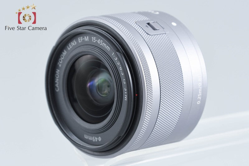Canon EOS M10 White 18.0 MP Digital Mirrorless Camera 15-45 Lens