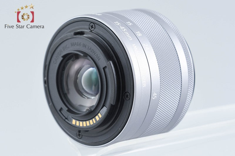 Canon EOS M10 White 18.0 MP Digital Mirrorless Camera 15-45 Lens