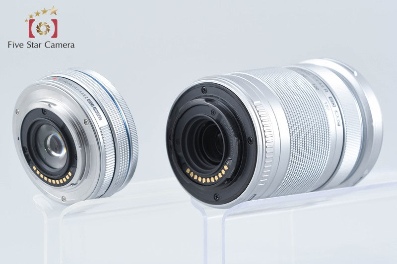 Olympus PEN E-PL8 White 16.1 MP Digital Camera 14-42 40-150 Lenses