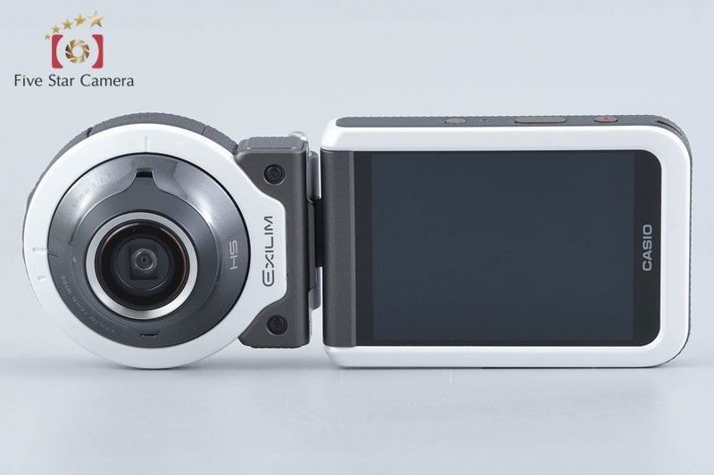CASIO EXILIM EX-FR100 White 10.2 MP Digital Camera w/ Box