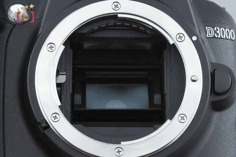 "Shutter count 256" Nikon D3000 10.2 MP DSLR 18-55 VR Lens