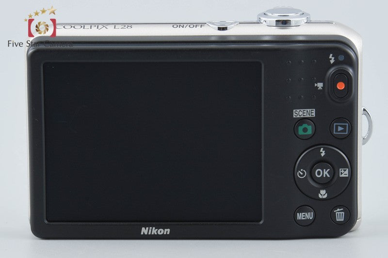 Nikon COOLPIX L28 Silver 20.1 MP Digital Camera