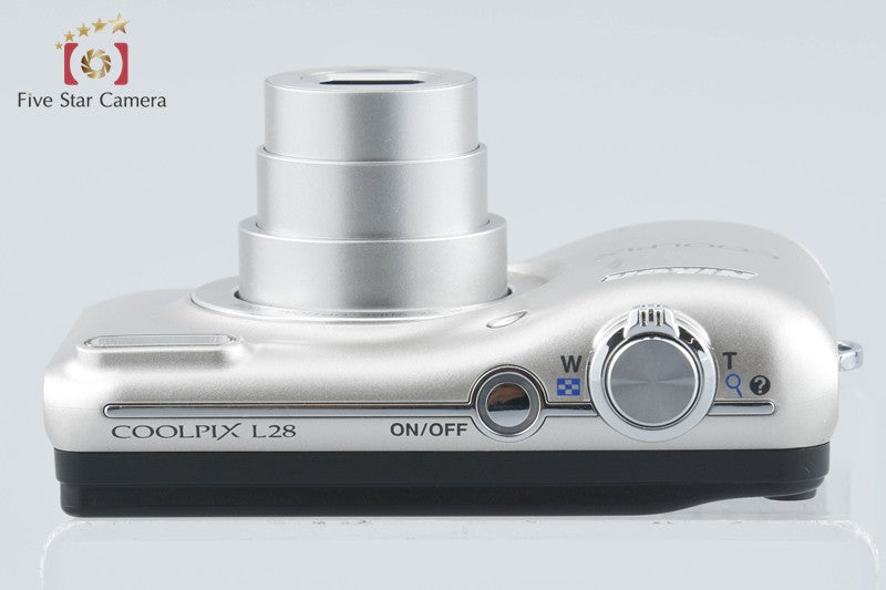 Nikon COOLPIX L28 Silver 20.1 MP Digital Camera