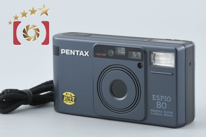 Pentax ESPIO 80 Black 35mm Point & Shoot Film Camera