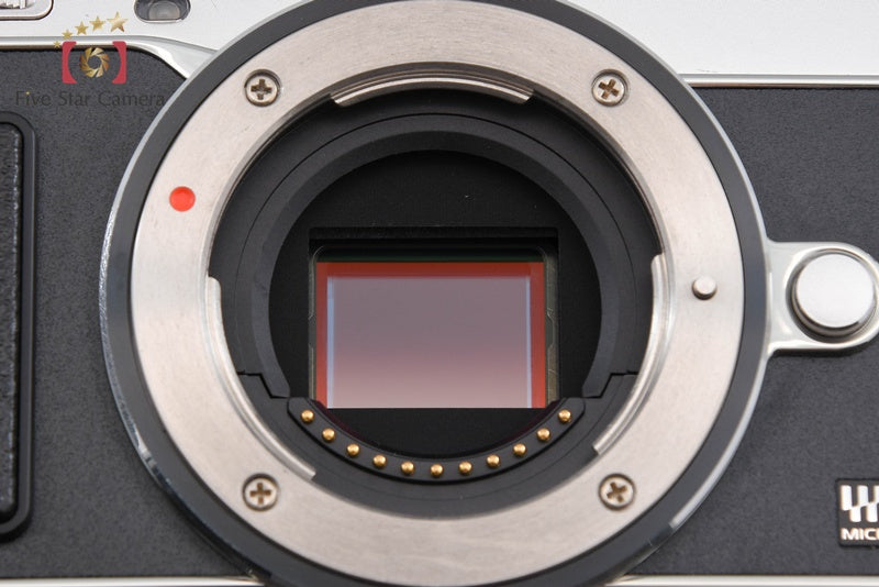 "Count 1,359" Olympus PEN E-P5 Silver 16.1MP 14-42 Lens + VF-4 Viewfinder w/ Box