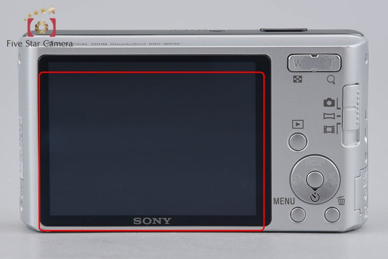 SONY Cyber-shot DSC-W530 Silver 14.1 MP Digital Camera [Japanese Language Only]
