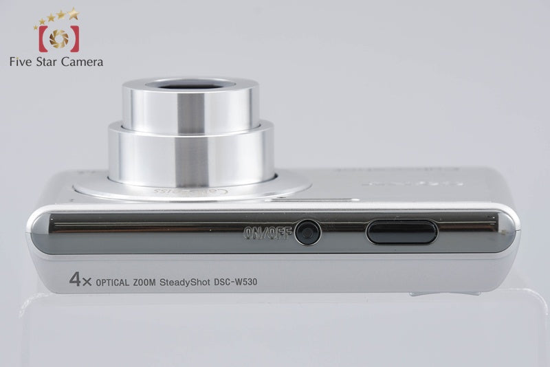 SONY Cyber-shot DSC-W530 Silver 14.1 MP Digital Camera [Japanese Language Only]