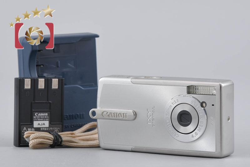 Canon IXY Digital L Platinum Silver 4.0 MP Digital Camera