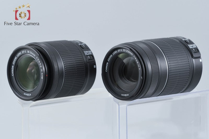 "Count 941" Canon EOS Kiss X7 / Rebel SL1 / 100D 18.0 MP 18-55 55-250 Lenses