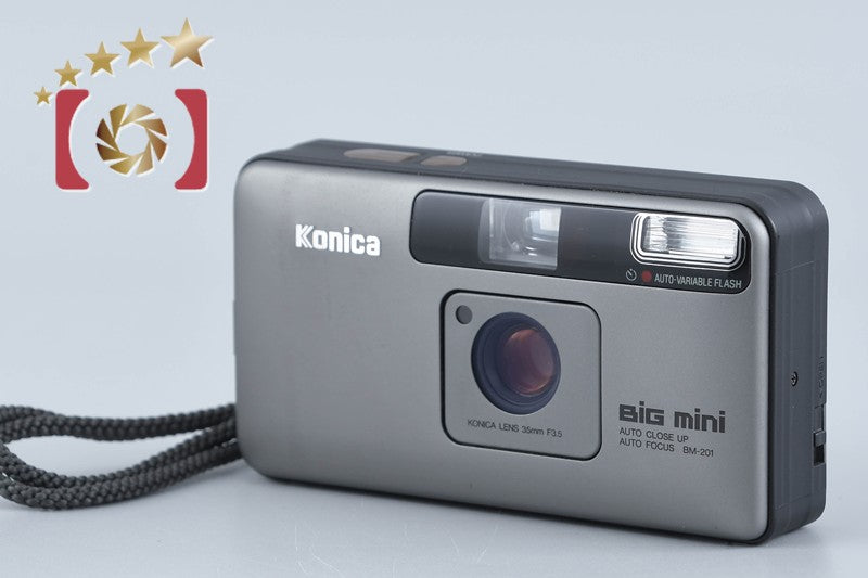 Konica BiG mini BM-201 Black 35mm Point & Shoot Film Camera