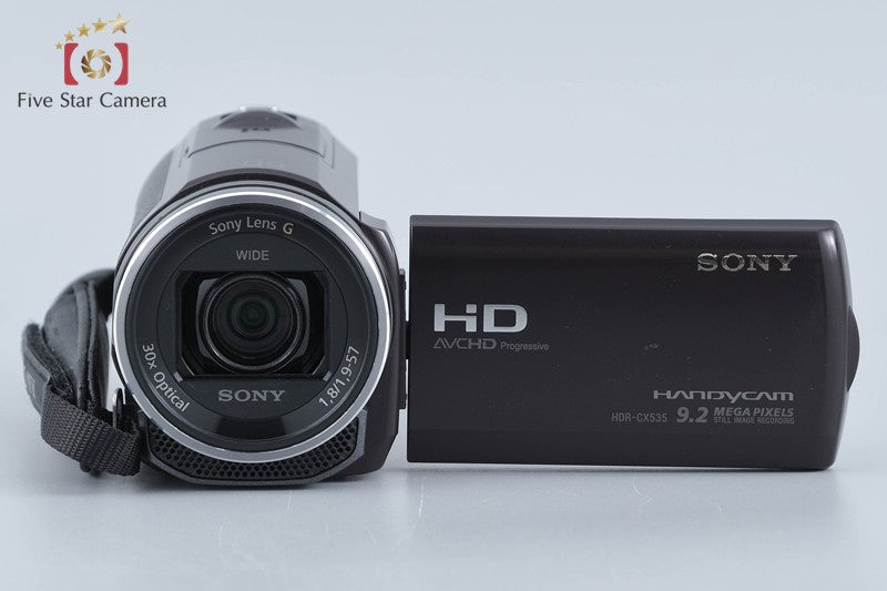 SONY HANDYCAM HDR-CX535 Bordeaux Brown Video Camera [Japanese Language Only]