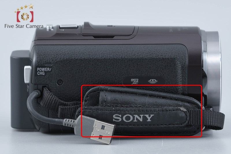 SONY HANDYCAM HDR-CX535 Bordeaux Brown Video Camera [Japanese Language Only]