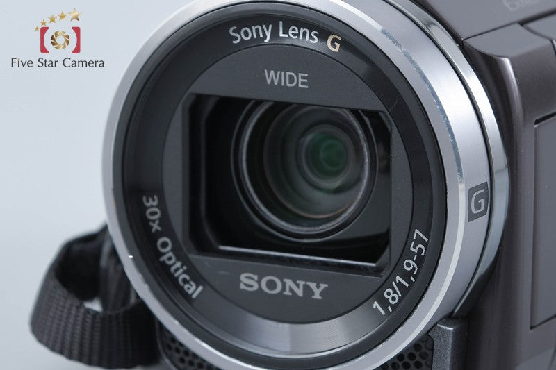 SONY HANDYCAM HDR-CX535 Bordeaux Brown Video Camera [Japanese Language Only]