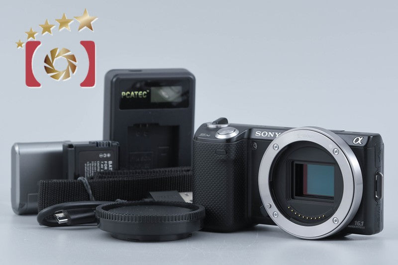 Sony α NEX-5N Black 16.1 MP Digital Mirrorless Camera [Japanese Language Only]