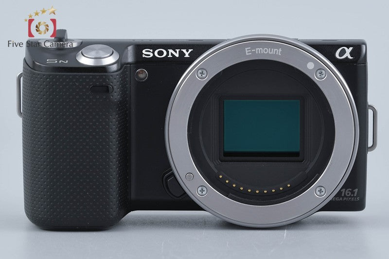 Sony α NEX-5N Black 16.1 MP Digital Mirrorless Camera [Japanese Language Only]