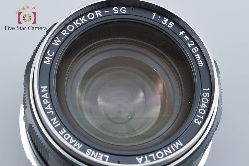 MINOLTA MC W.ROKKOR-SG 28mm f/3.5