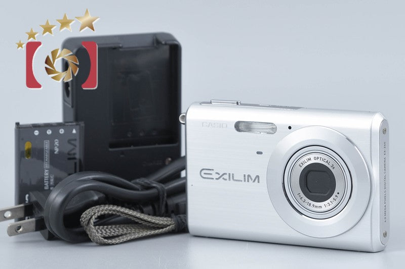 Casio EXILIM ZOOM EX-Z60 Silver 6.0 MP Digital Camera