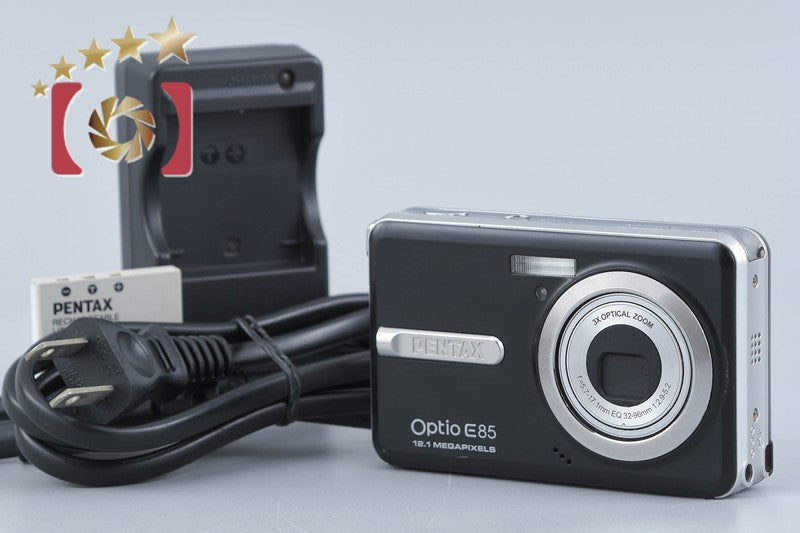 Pentax Optio E85 Black 12.1 MP Digital Camera