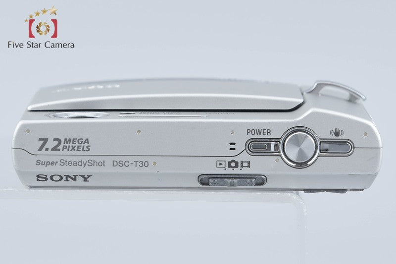 Sony Cyber-shot DSC-T30 Silver 7.2 MP Digital Camera [Japanese Language Only]