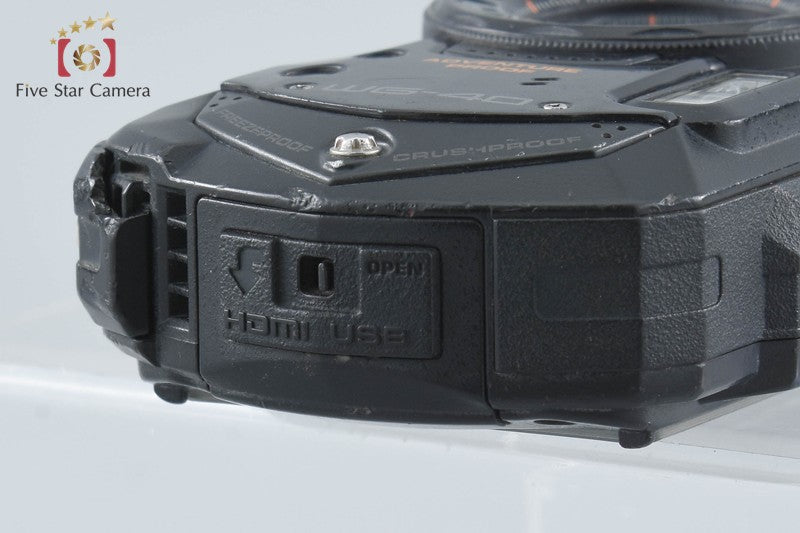 Ricoh Pentax WG-40 Black 16.0 MP Waterproof Action Camera
