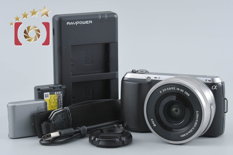 "Count 1,747" Sony α NEX-C3 Black 16.2 MP 16-50 Lens [Japanese Language Only]