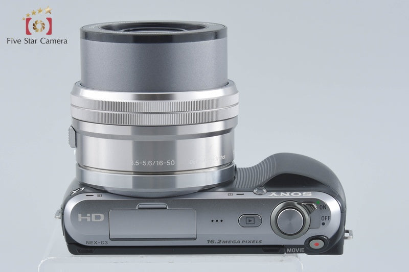 "Count 1,747" Sony α NEX-C3 Black 16.2 MP 16-50 Lens [Japanese Language Only]