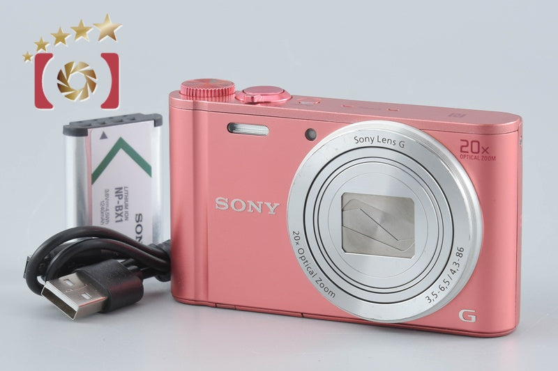 Sony Cyber-Shot DSC-WX350 Pink 18.2 MP Digital Camera [Multiple Languages]