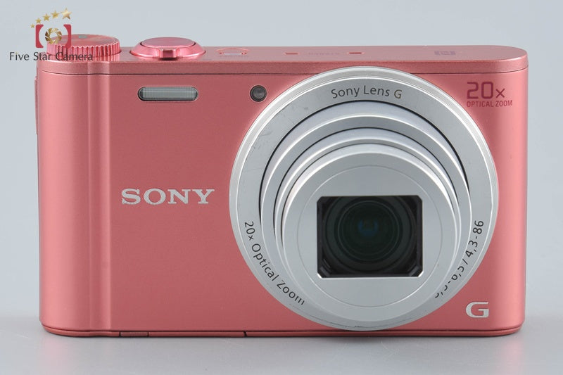 Sony Cyber-Shot DSC-WX350 Pink 18.2 MP Digital Camera [Multiple Languages]
