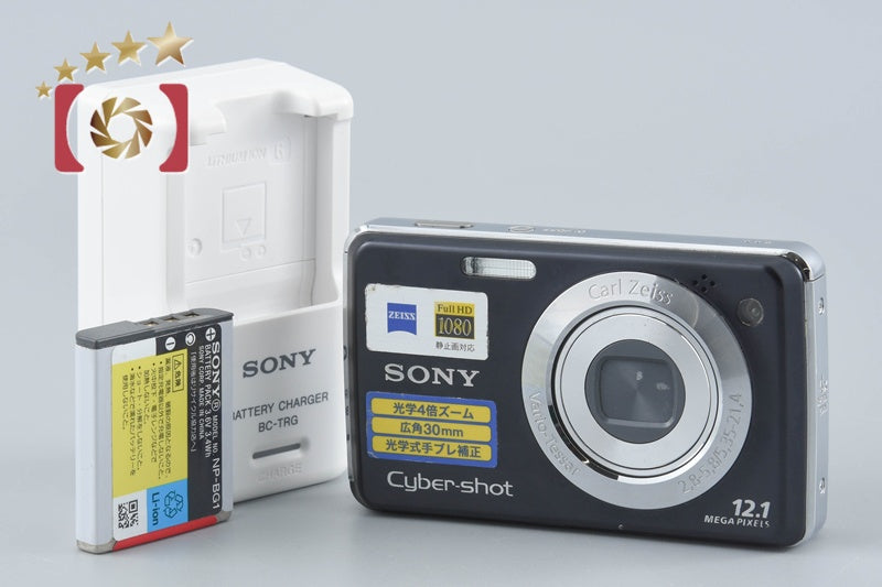 Sony Cyber-Shot DSC-W220 Black 12.1 MP Digital Camera [Japanese Language Only]