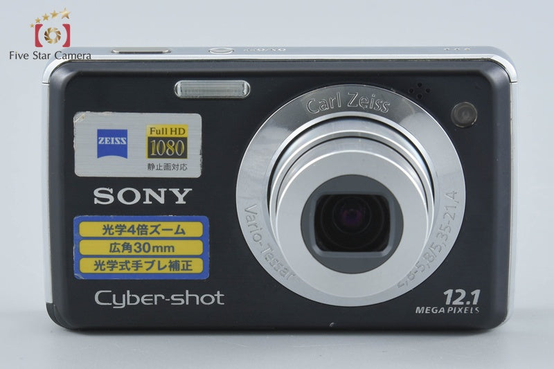 Sony Cyber-Shot DSC-W220 Black 12.1 MP Digital Camera [Japanese Language Only]