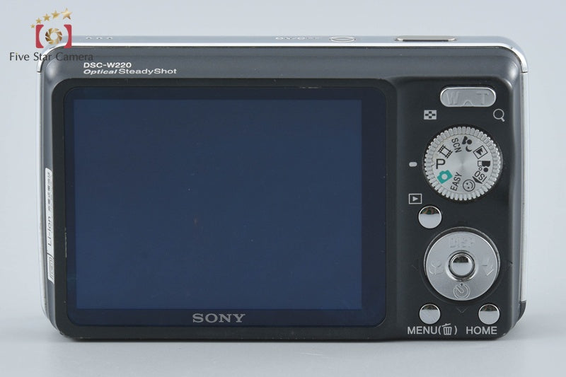 Sony Cyber-Shot DSC-W220 Black 12.1 MP Digital Camera [Japanese Language Only]