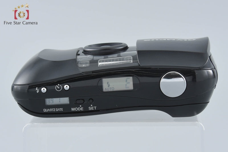 Olympus μ[mju:] Black 35mm Point & Shoot Film Camera
