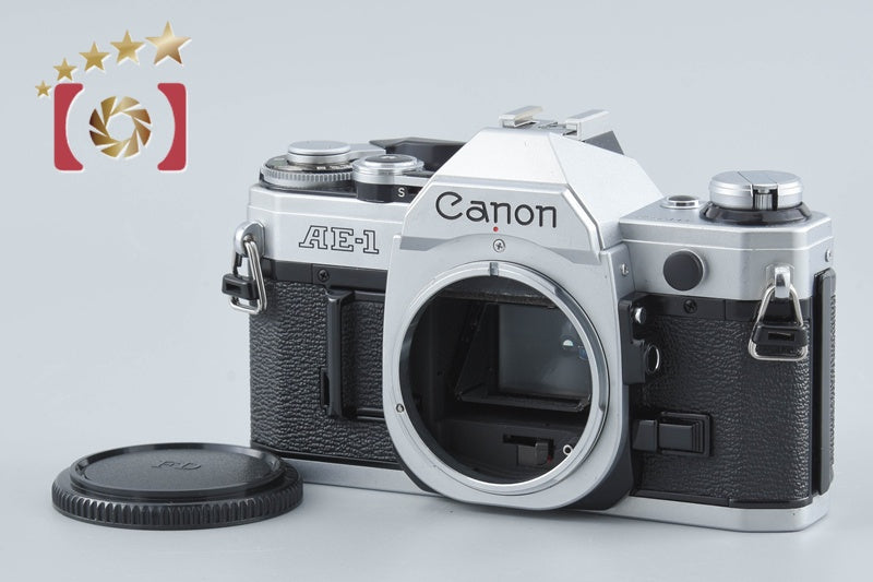 Canon AE-1 Silver 35mm SLR Film Camera Body