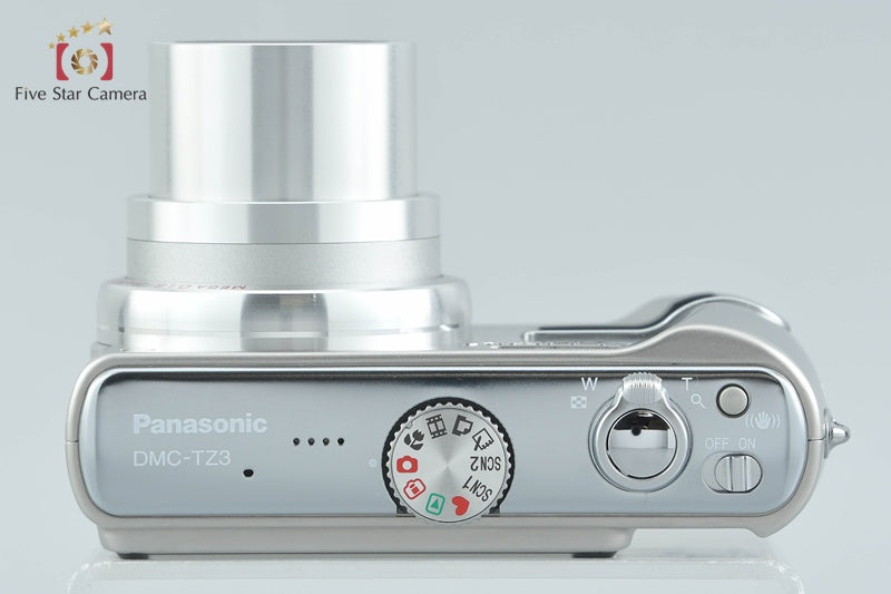 Panasonic LUMIX DMC-TZ3 Silver 7.2 MP Digital Camera w/ Box