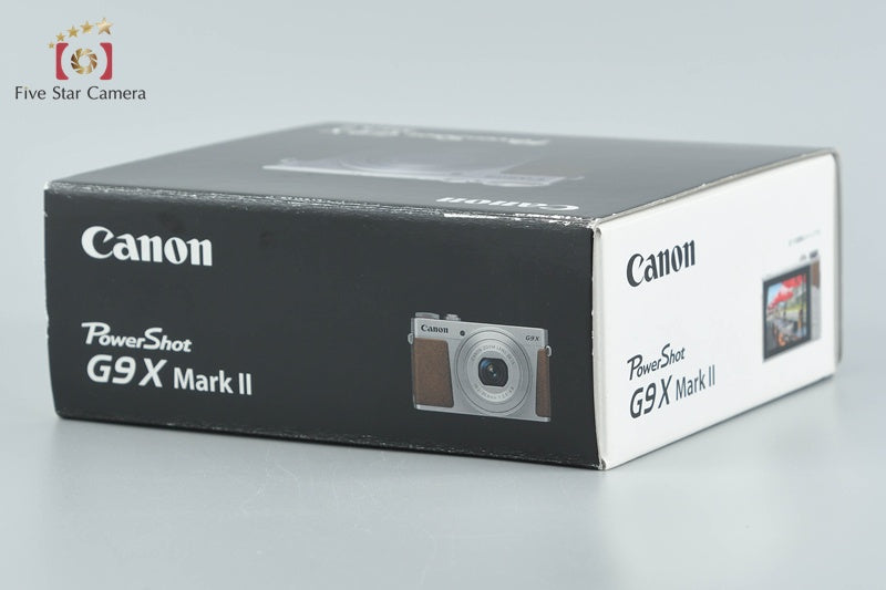 Canon PowerShot G9 X Mark II Black 20.1 MP Digital Camera w/ Box