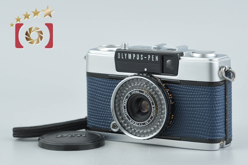 Olympus PEN EE-3 Navy 35mm Half Frame Film Camera D.Zuiko 28mm f/3.5